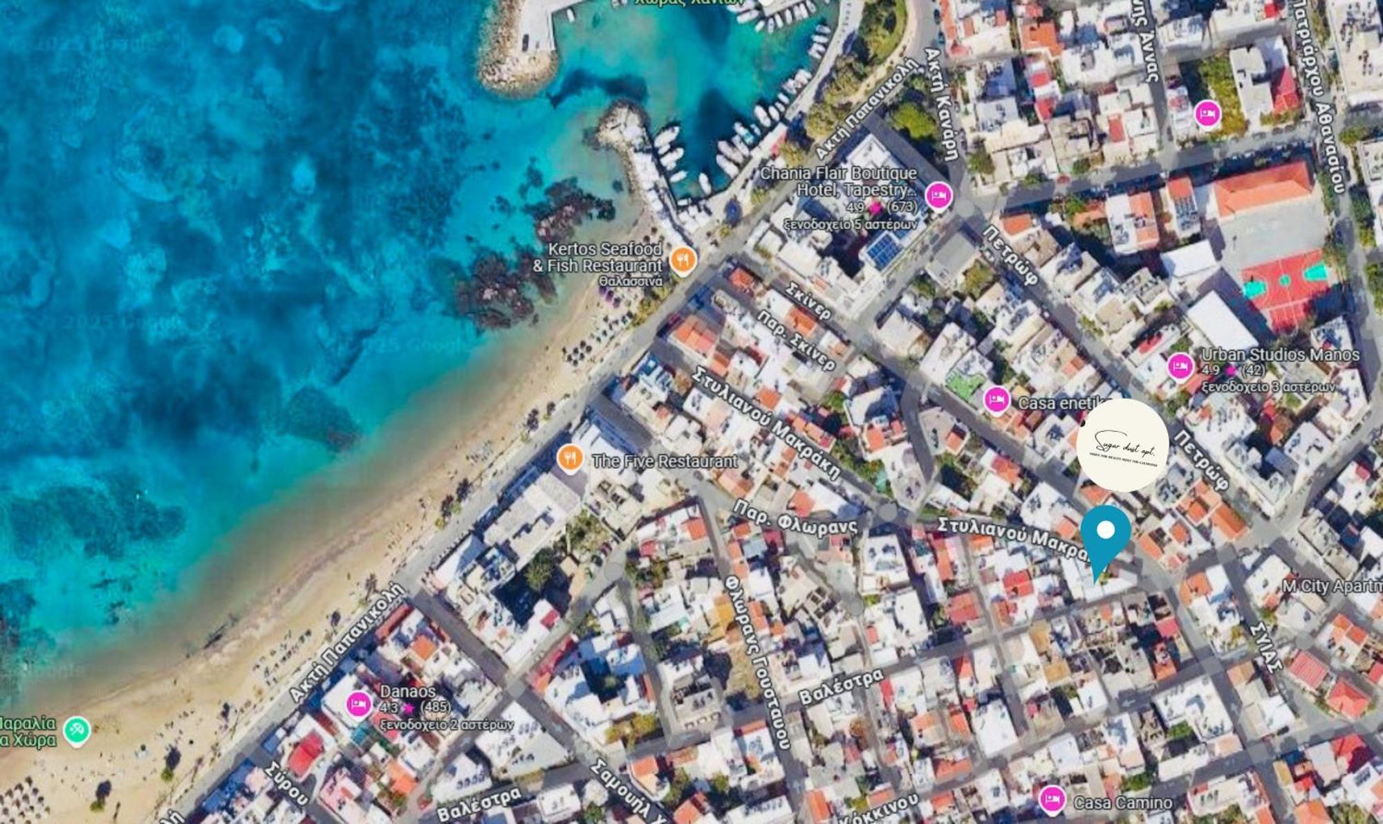 Sugardustapt Luxury Stay 150M From The Cretansea Chania  Екстер'єр фото